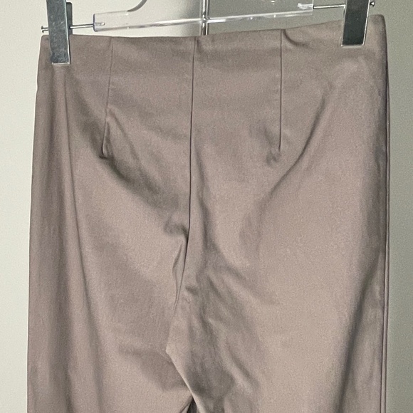 NWT Jarbo Gray slim crop pant w/back slits - Picture 4 of 8